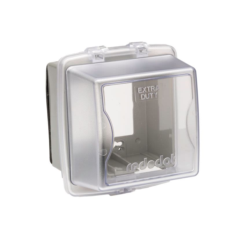 Red Dot 2CKPL Extra Duty Non-Metallic Universal Weatherproof While-In-Use Cover, 6-5/8 in L x 5-9/16 in W x 4-3/4 in D